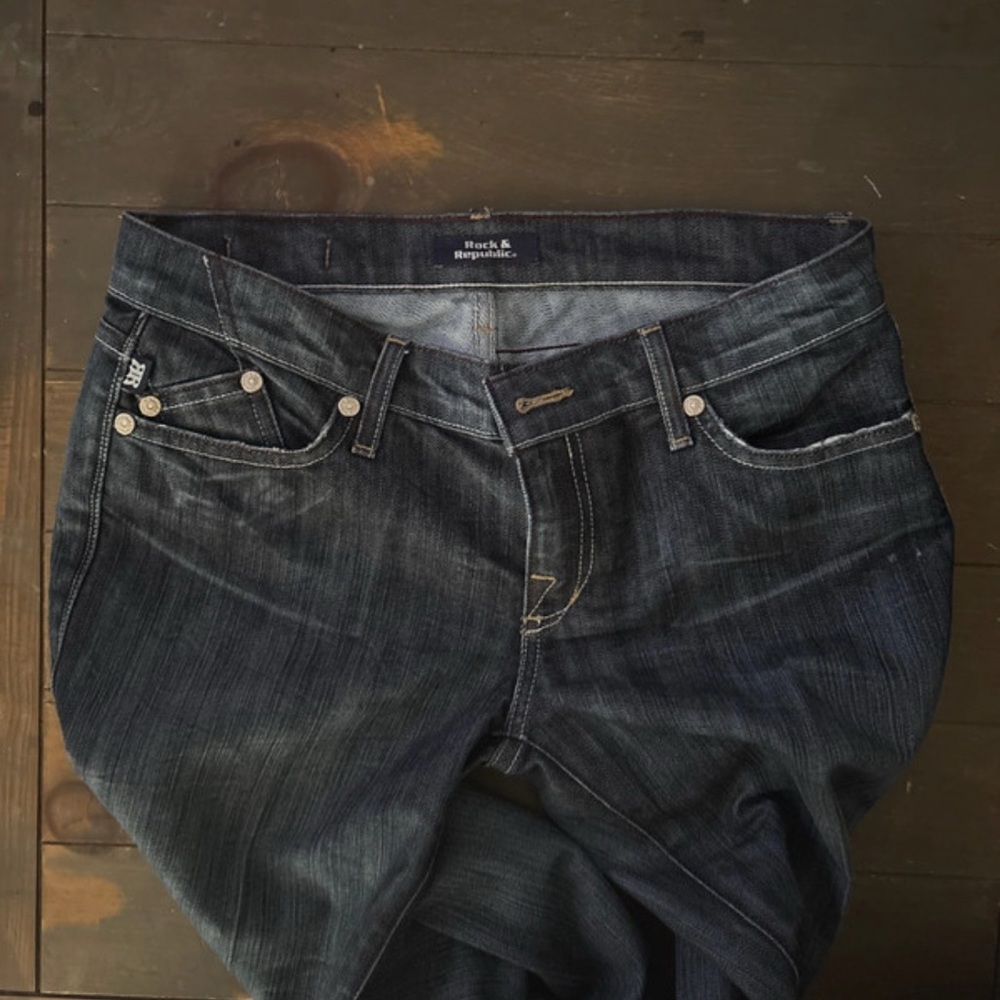 y2k Rock & Republic Midnight Blue Jeans